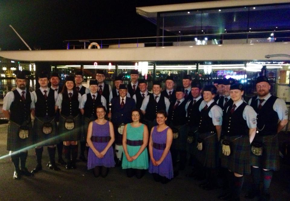 Stockbridge Pipe Band at the World Band Festival, Lucerne, Switzerland, 2013